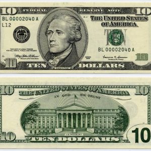 Buy USD $10 Bills Online